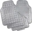 Aluminium Universal Car Floor Mat Set - 2