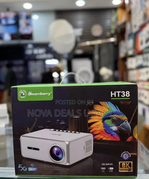 Smartbarry HT38 Portable Android Full HD Projector - 1
