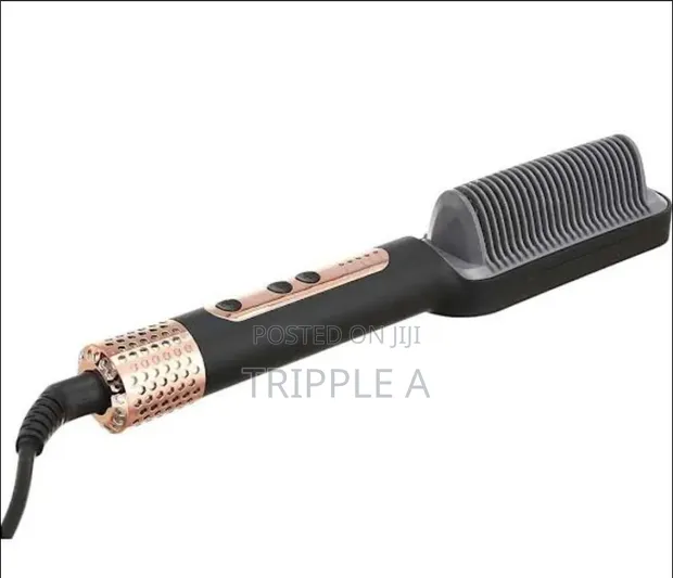 Raf R.406g Natural Hair Straightener Brush - 1