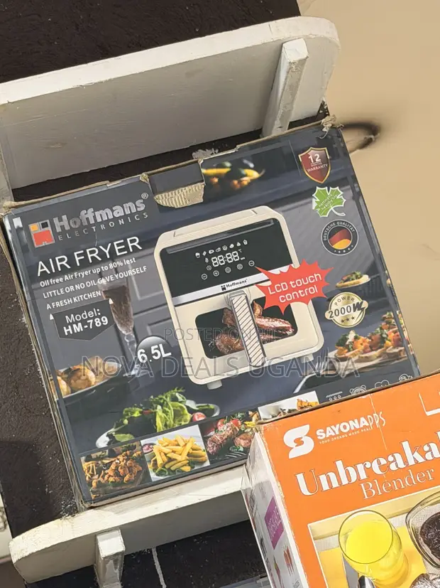 Hoffmans HM-789 6.5L Air Fryer with Digital LCD Touch Controls - 1