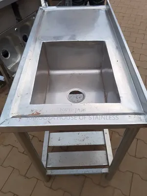 Commercial Single Sink with Tray