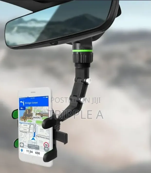 Universal Car Rearview Mirror Phone Holder - 1