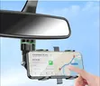 Universal Car Rearview Mirror Phone Holder - 2
