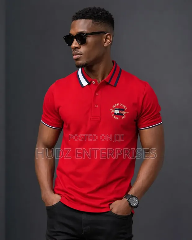 New York Designer Collar T-Shirt - 1