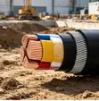 185mm 4 Core Armoured Underground Cable - 2