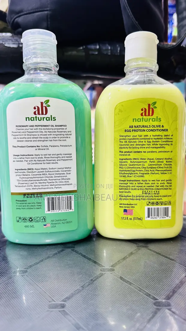 Ab Naturals Rosemary Shampoo and Conditioner - 1