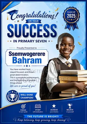 Success Cards - A4 & A3 Sizes