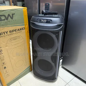 Digiwave DW-PS5019 8" Dual Rechargeable Speakers with Microphone