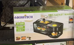 Bosstech BT-2006 3-in-1 Breakfast Maker - 1050W
