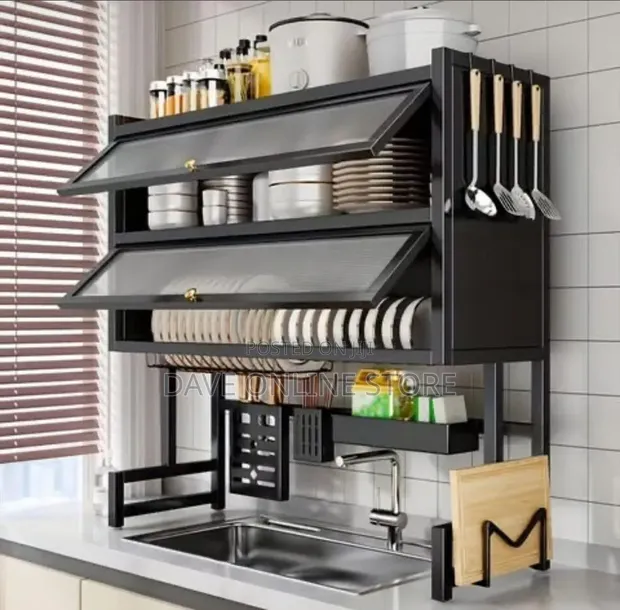 Double Layer Over the Sink Dish Rack (95cm) - 1
