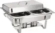 Double Chafing Dish Food Warmer, 4.5L x 2 - 2