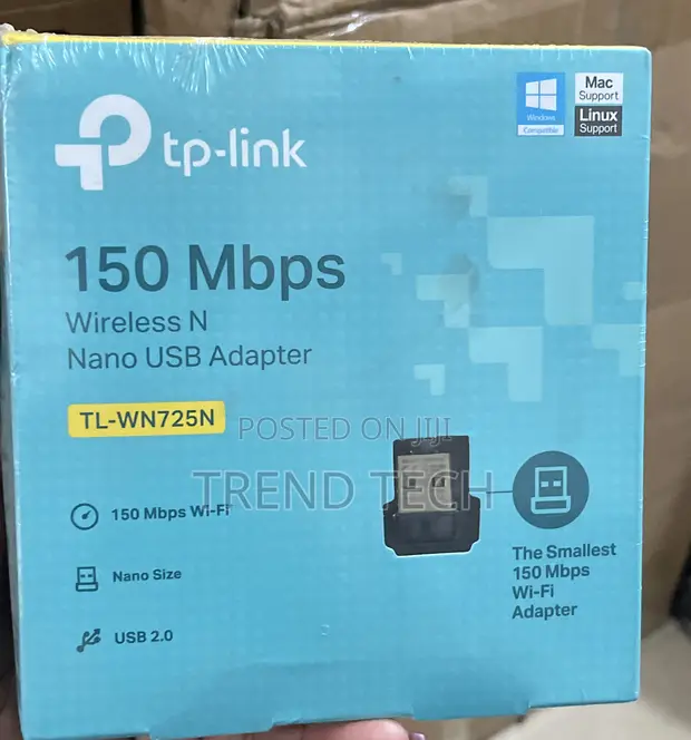 TP-Link 150Mbps Wireless N Nano USB Adapter - 1