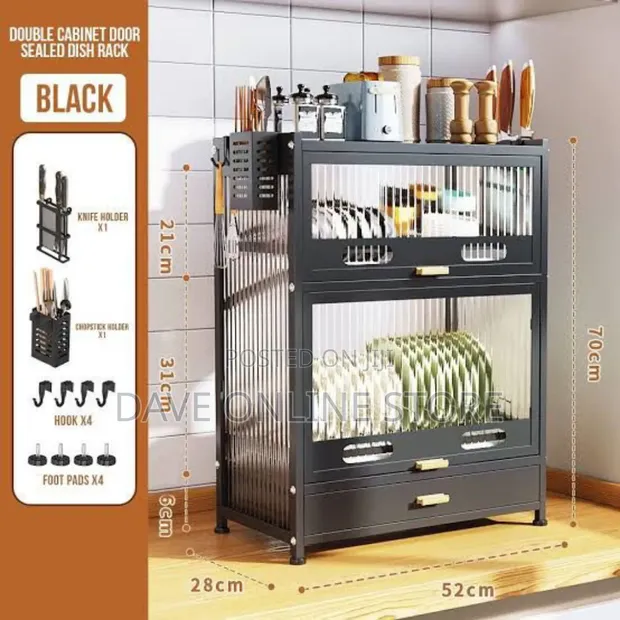 Authentic Dust Proof Kitchen Rack - 1