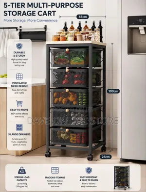 5 Tier Ventilated Storage Organizer