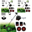 Grass Cutter with 2 x 48V Batteries and Wheels - 2