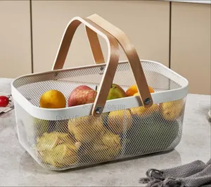 Stackable Mesh Storage Baskets
