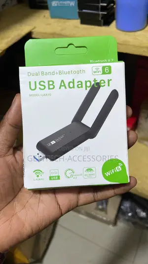 Dual Band WiFi 6 + Bluetooth 5.4 USB Adapter