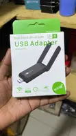Dual Band WiFi 6 + Bluetooth 5.4 USB Adapter - 1