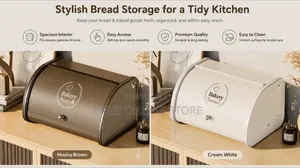 Aluminum Matte Finished Bread Bins