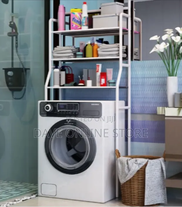 3 Tier Metal Washing Machine Rack - 1