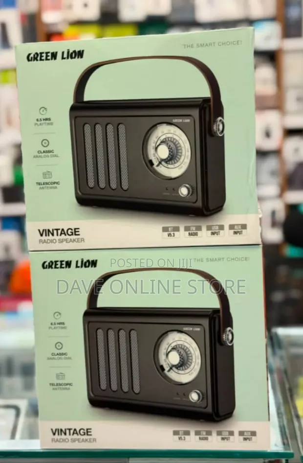 Green Lion Vintage Radio Speaker - 1