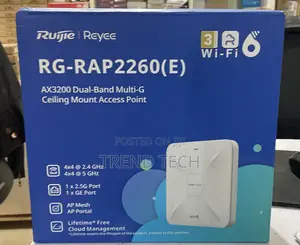 Ruijie RG-RAP2260(E) AX3200 Dual-Band Ceiling Mount Access Point