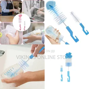 Baby Bottle Brush Set with Nipple Cleaner