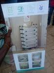 Multi-Layer Flip-Door Storage Rack - 1