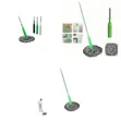 2-in-1 Dehydrated Mop with Bamboo Fiber Head, Self-Wringing Twist Mop - 2
