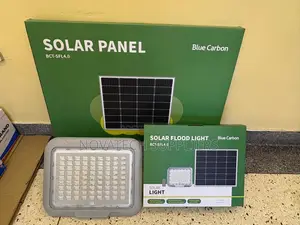 Blue Carbon 500W LED Solar Flood Light