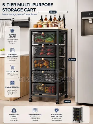 5 Tier Ventilated Storage Shelf