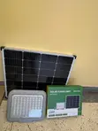 Blue Carbon 500W Outdoor Solar Flood Light - 1