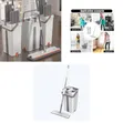 Hands-Free Microfiber Flat Mop with Bucket - 1