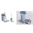 Hand-Free Mop and Bucket Set - Self-Wash Floor Cleaner - 2