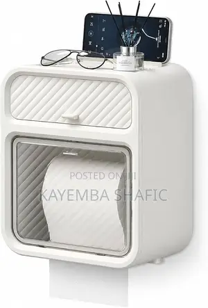 Waterproof Wall Mounted Toilet Paper Holder Organizer