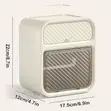 Waterproof Wall Mounted Toilet Paper Holder Organizer - 3