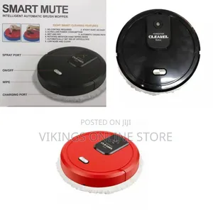 Smart Mute Automatic Brush Mopper Humidifier Cleaner Robot