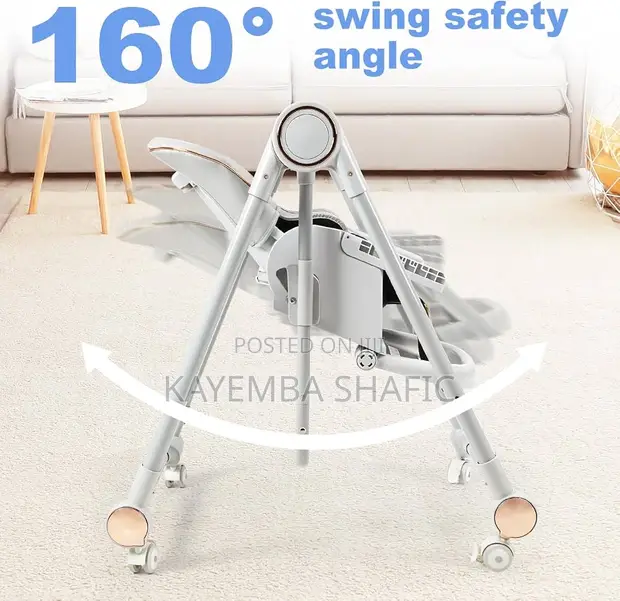 Kidilo 3-in-1 Multifunctional Baby High Chair & Swing - 1
