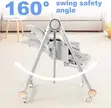Kidilo 3-in-1 Multifunctional Baby High Chair & Swing - 1
