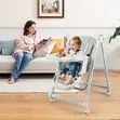 Kidilo 3-in-1 Multifunctional Baby High Chair & Swing - 2