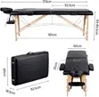 Professional Portable Folding Massage Table - Wooden Frame - 1