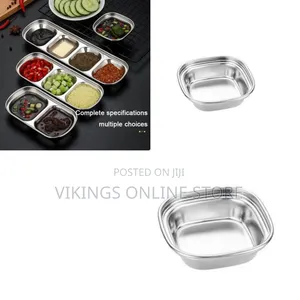 1 Compartment Salad Sauce Dish Food Dipping Bowl