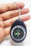 Mini Oval Pocket Compass Keychain - Outdoor Navigation - 2