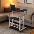 3 Tier Adjustable Height Computer Desk - 60x40x90cm - 1