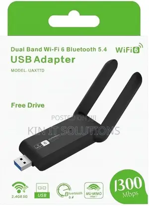 UAX10 WiFi 6 USB Adapter with Bluetooth 5.4