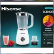 Hisense H15TBWES1A 2-in-1 Blender and Grinder (1.5L) - 1