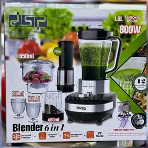 DSP KJ2177U 6-in-1 Multifunctional Blender Set