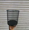 Office Paper Bin / Dust Bin - Mesh Black - 1