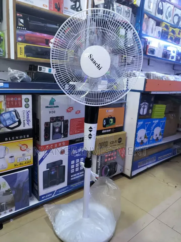 Sachi 16-Inch Stand Fan with Remote - 1