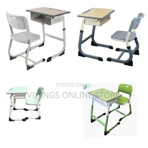 Children's Study Desk and Chair Set (3-15 Years)